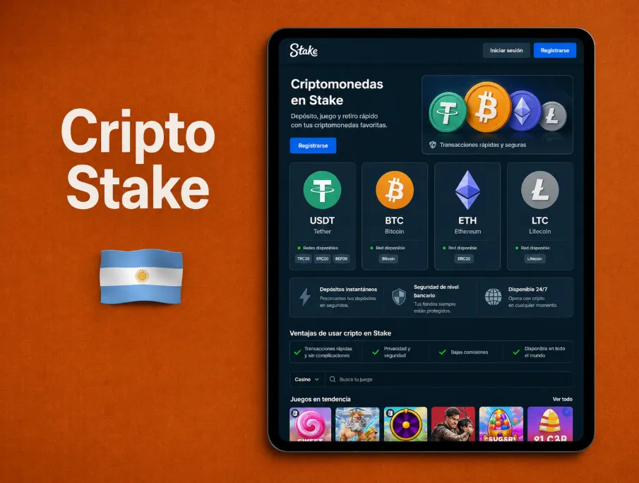 Criptomonedas más usadas en Stake