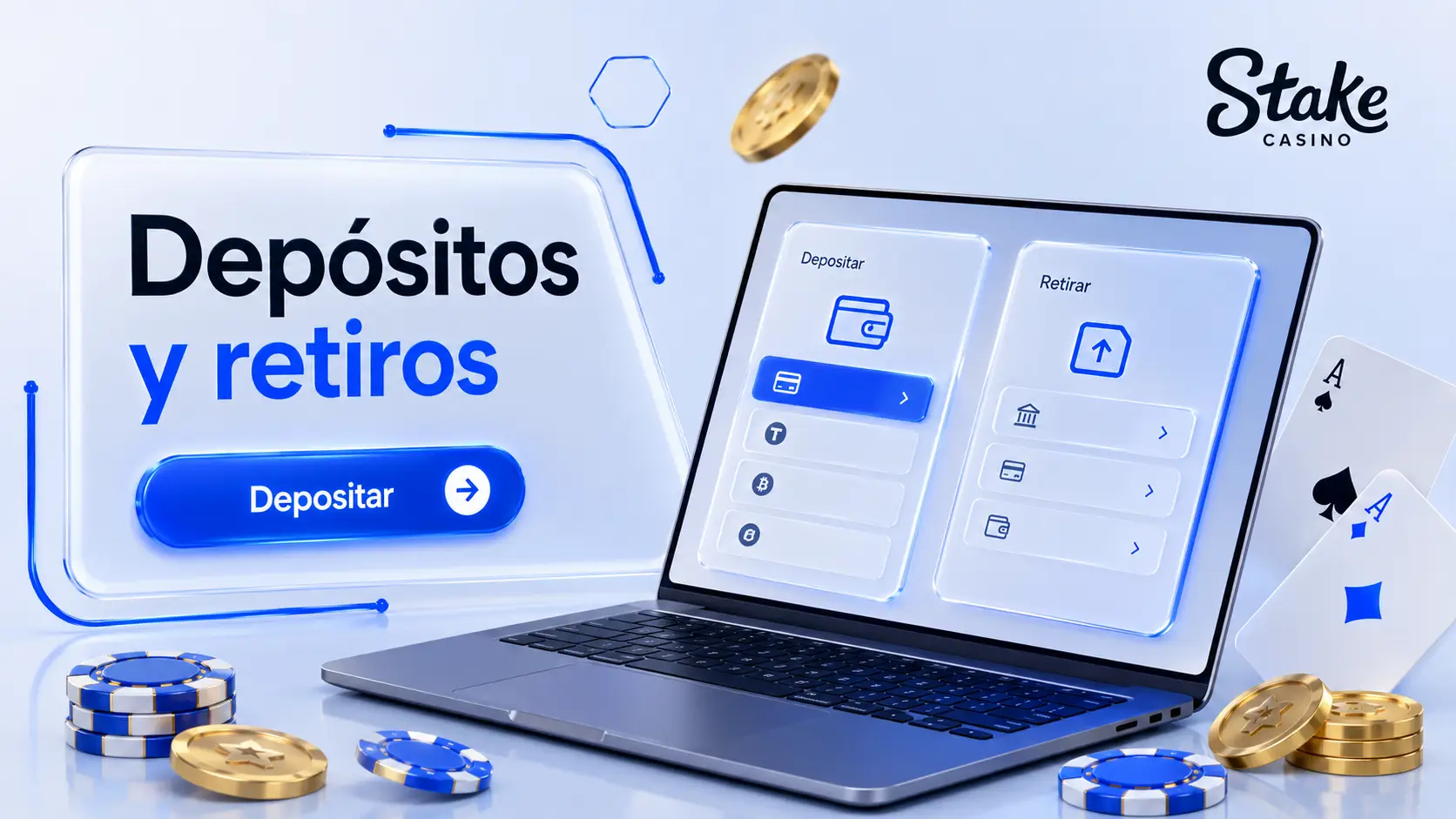 Depósitos y retiros adaptados a Argentina